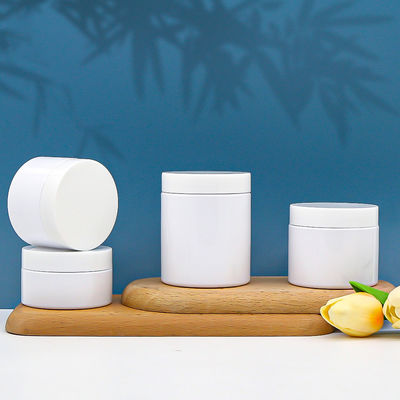quality Jars Fancy Wide Mouth Airtight Packaging Cosmetic Mell Proof Candy Plastic PET Guangdong White Eco Friendly Cosmetic Jars EMO XH factory